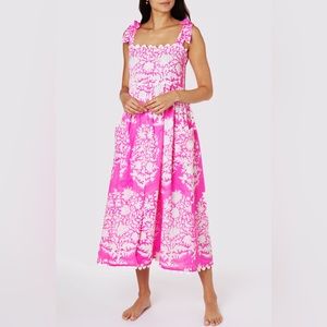 JULIET DUNN Palladio -Print Tie Shoulder Dress 4 - 6 / Small